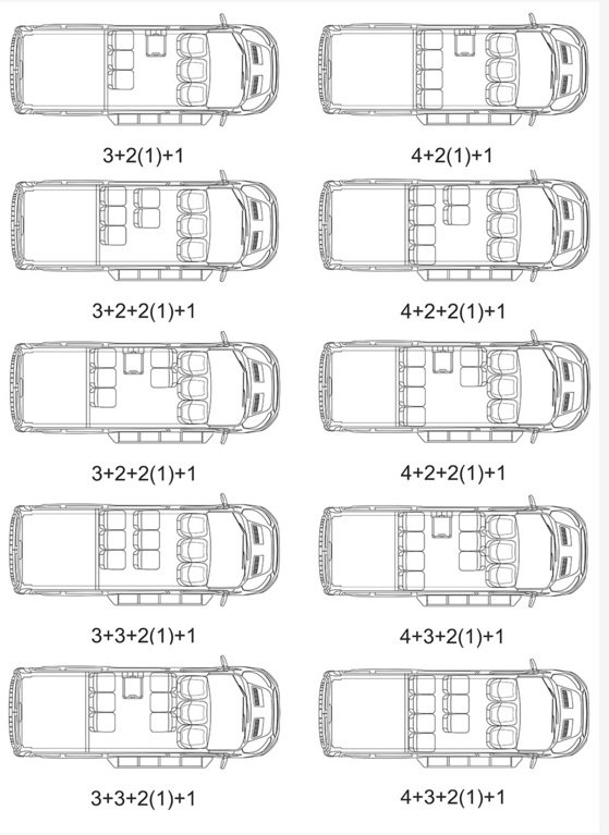 Схема грузопассажирский микроавтобус Ford Transit - Форд Транзит