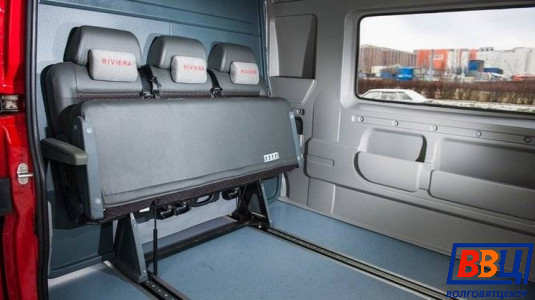 Салон трансформер "Ривьера" на микроавтобус Citroen Jumper (Ситроен Джампер)-4