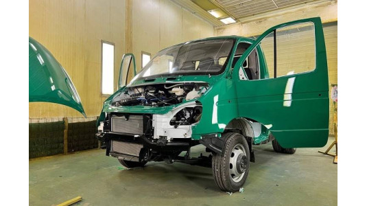 Газель - перекрасили в «бирюзово-зеленый»-2