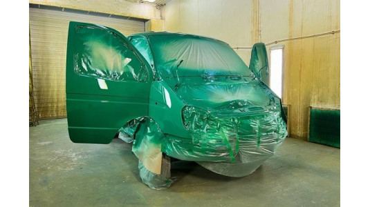 Газель - перекрасили в «бирюзово-зеленый»-3