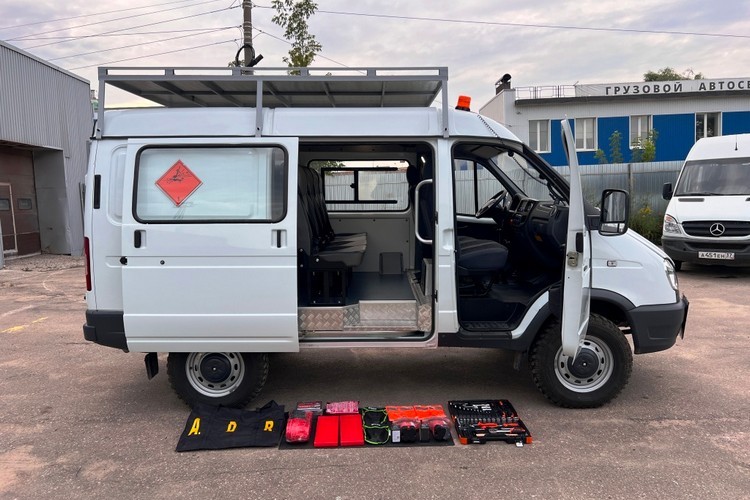 Соболь 27527 для перевозки взрывчатых веществ, опасных грузов EXII класс опасности 1