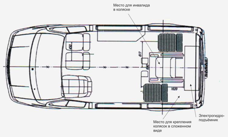 Купить специализированный автомобиль для перевозки инвалида на базе Соболь (ГАЗ-2752 Соболь 4х2) в Нижнем Новгороде